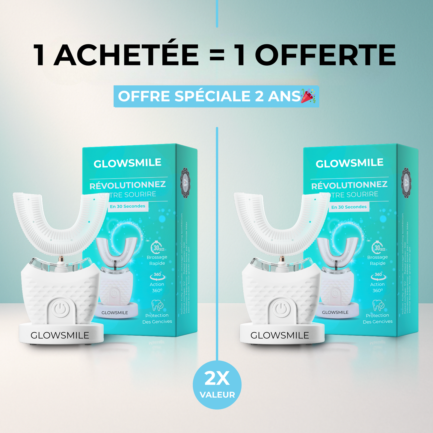 Brosse Ultrasonique 360⁰